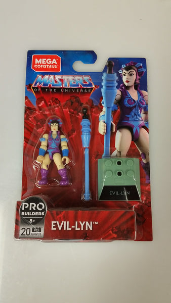 Mega Construx Masters Of The Universe Evil-Lyn Mini Figure 2018 Sealed On Card