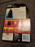 Star Wars Power Of The Force Darth Vader Action Figure w/ Lightsaber and Removable Cape 1995 Sealed On Orange Card New