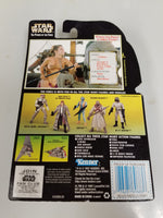 Star Wars Power Of The Force Princess Leia Organa Action Figure as Jabba's Prisoner Collection 1 1997 Sealed On Green Card New