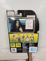 Star Wars Power Of The Force Emperor Palpatine Action Figure Sealed on Green Card New