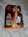 Star Wars Power Of The Force R2D2 w/ Booster Rockets Action Figure Commtech Sealed on Red Card