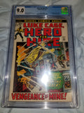 Hero For Hire #2 Vengeance Is Mine! Luke Cage! First Claire Temple and Black Mariah! CGC Graded 9.0 VFNM
