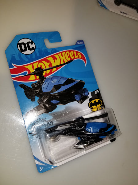 Hot Wheels Batman Batcopter #2/5 2018 Sealed On Card New