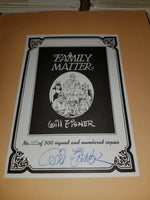 Will Eisner's Family Matter Hardcover Graphic Novel Limited Signed Edition #499 of 500 Kitchen Sink Press Rare!