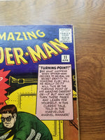 Amazing Spider-Man #11 Second Appearance Of Doctor Octopus! Lee Ditko Silver Age Key VGFN