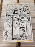 Marvel Spotlight #27 Original Artwork Featuring Sub-Mariner and The Symbionic Man! HTF Bronze Age One Of A Kind!