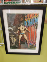 Barry Windsor Smith Conan Of Cimmeria Color Signed Limited Print 1975 Gorblimey Press #383 of 500 HTF
