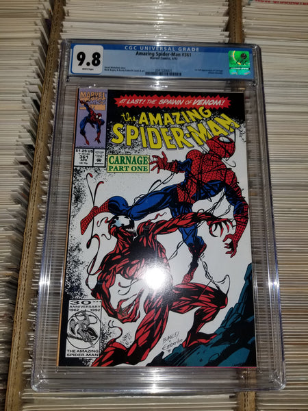 Amazing Spider-Man #361 First Appearance Of Carnage! CGC Graded 9.8 WP