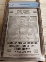 Evil Ernie Sneak Preview Chaos Comics Retailer promo 1998 Very HTF CGC Graded 9.4 Near Mint!