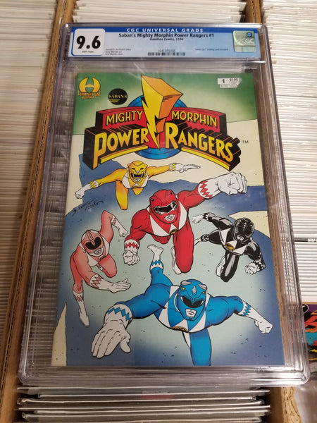 Mighty Morphin Power Rangers #1 Hamilton Comics Rare CGC Graded 9.6 WP
