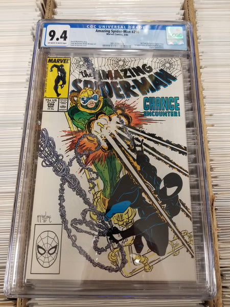 Amazing Spider-Man #298 First McFarlane Art and Eddie Brock/Venom Cameo! CGC Graded 9.4