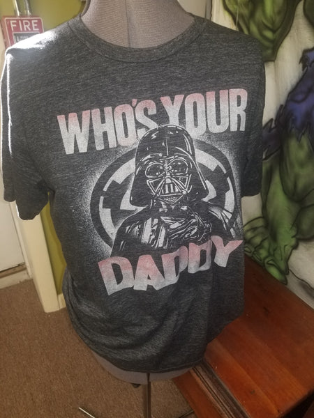 Star Wars Darth Vader "Who's Your Daddy" T-Shirt, size M , good used condition