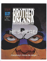 Brotherman #1 Third Print Very HTF Indy Big City Comics 1992 FN