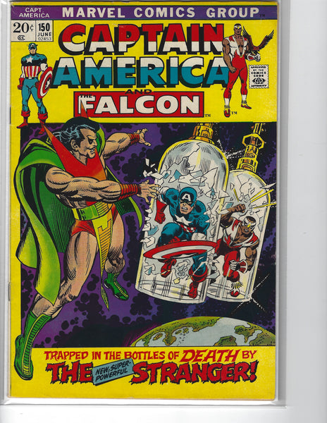 Captain America #150 Trapped By The Stranger! Bronze Age FN