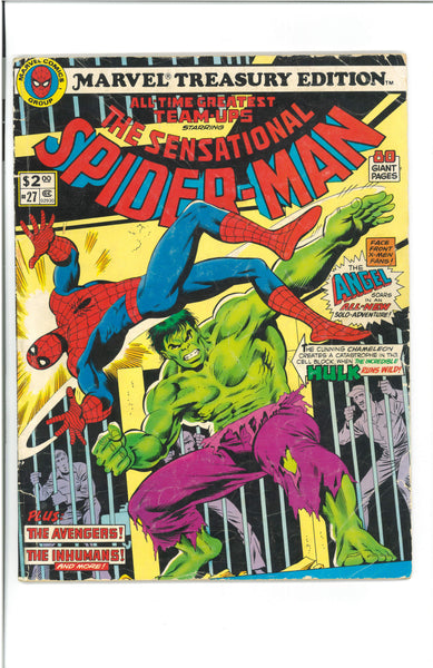 Marvel Treasury Edition #27 Starring The Sensational Spider-Man VG-