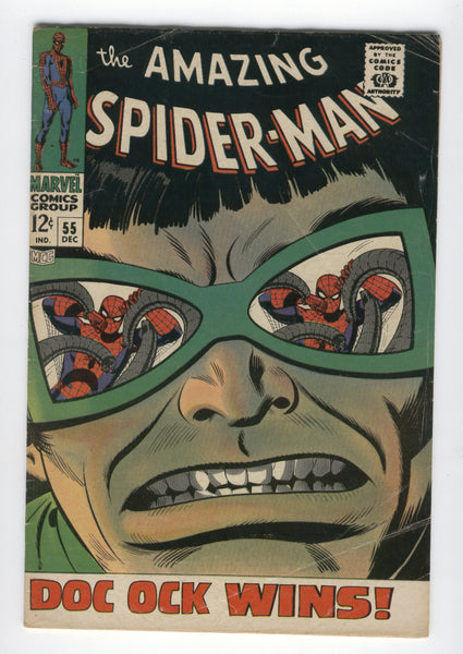 Amazing Spider-Man #55 Doc Ock Wins! early Romita art Silver Age Classic VG+