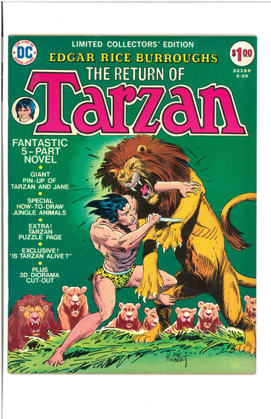 DC Limited Collector's Edition  C-29 Tarzan Bronze Age Key Treasury Size VF