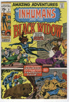 Amazing Adventures #2 Inhumans And Black Widow! Bronze Age Key FVF