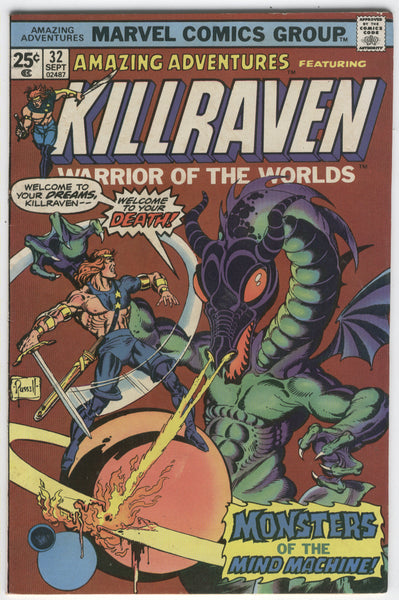 Amazing Adventures #32 Killraven Warrior of the Worlds VGFN