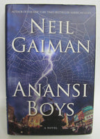 Neil Gaiman Anansi Boys Hardcover w/ DJ Fine