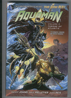 Aquaman Trade Hardcover w/ DJ New 52 Vol. 3 Throne Of Atlantis VFNM
