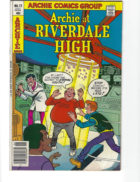 Archie At Riverdale High #72 VGFN