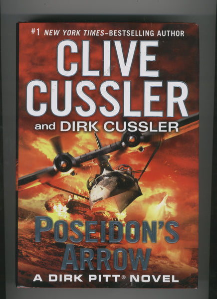 Clive Cussler Poseidon's Arrow Hardcover w/ Dustjacket First Printing VFNM
