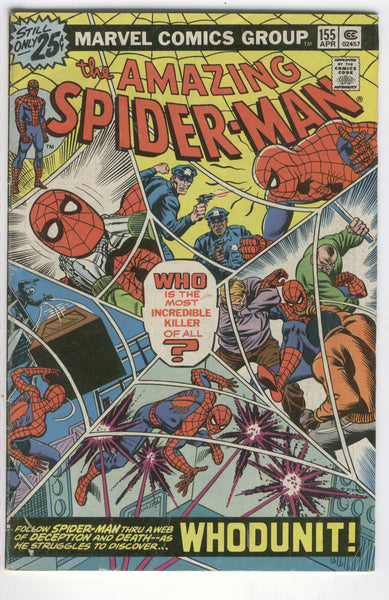 Amazing Spider-Man #155 Whodunit? Bronze Age Classic VG