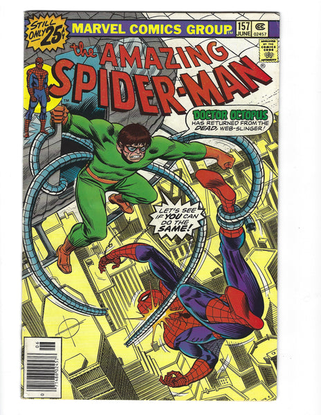 Amazing Spider-Man #157 Doctor Octopus! Andru Art Bronze Age VG