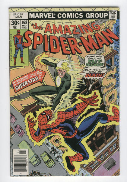 Amazing Spider-Man #168 Murder On The Wind Andru Art Bronze Age Classic VGFN