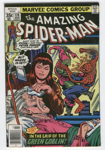 Amazing Spider-Man #178 In The Grip Of The Green Goblin Andru Art Bronze Age Classic VGFN
