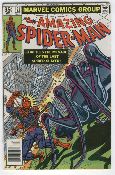 Amazing Spider-Man #191 The Spider Slayer! Bronze Age Classic FNVF