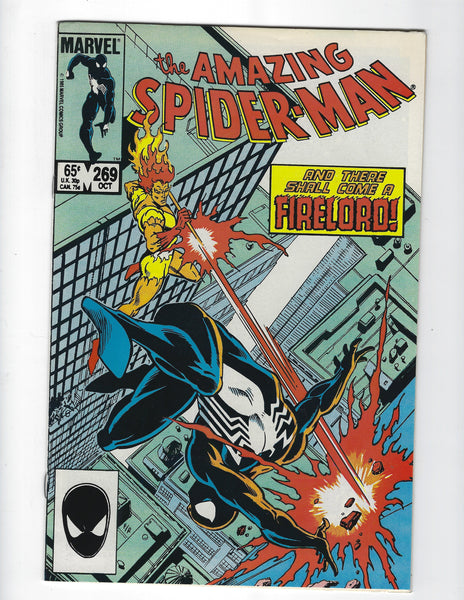 Amazing Spider-Man #269 There Shall Come A Firelord! Black Suit FVF