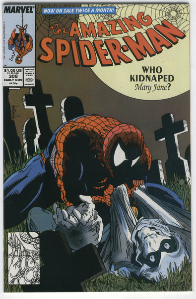 Amazing Spider-Man #308 Who Kidnapped Mary Jane? McFarlane Art VF