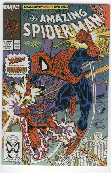 Amazing Spider-Man #327 Magneto Acts Of Venegeance Larsen Art VF