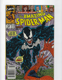 Amazing Spider-Man #332 Venom's Back! Newsstand Variant Key FN