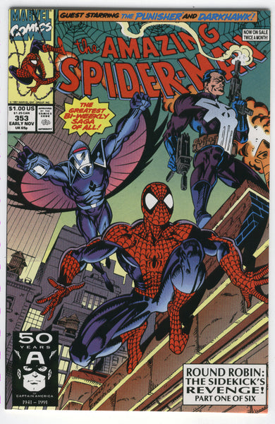Amazing Spider-Man #353 The Sidekick's Revenge VFNM
