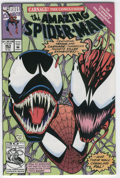 Amazing Spider-Man #363 Venom And Carnage The Conclusion! VF