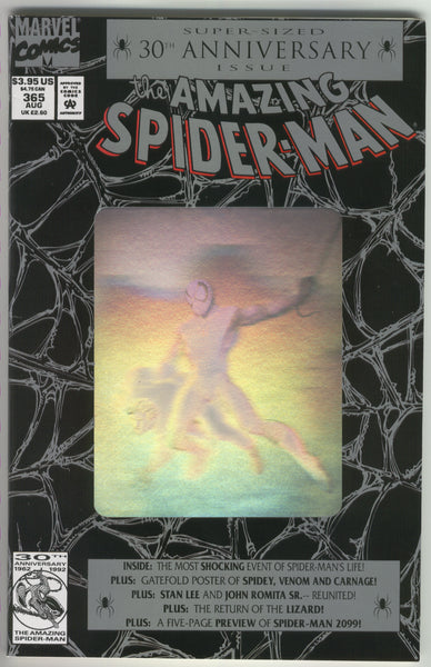 Amazing Spider-Man #365 30th Anniversary Hologram Cover 1st Spider-Man 2099 NM-
