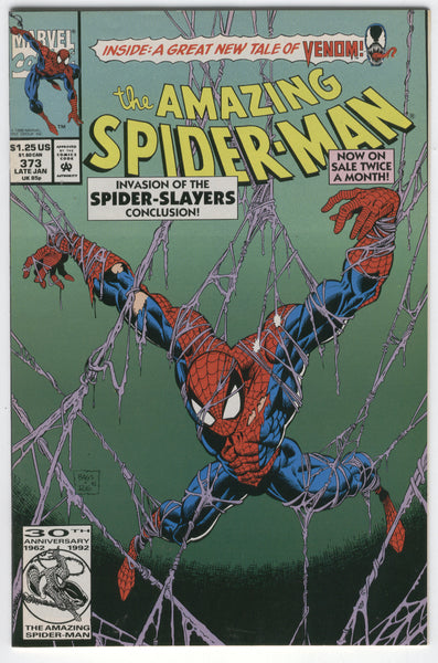 Amazing Spider-Man #373 Spider-Slayers and Venom!  VF