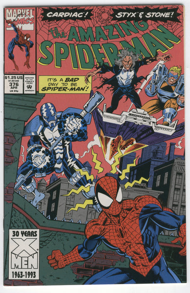 Amazing Spider-Man #376 Spidey has a bad day :( VF