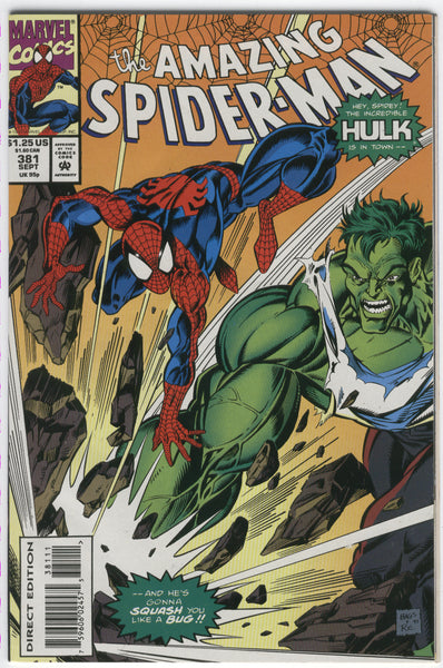Amazing Spider-Man #381 The Hulk Is In Town VFNM
