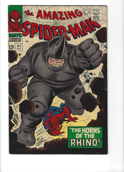 Amazing Spider-Man #41 First Appearance Of The Rhino! Silver Age Lee Romita Key FN+