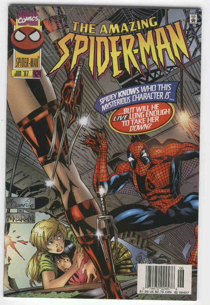 Amazing Spider-Man #424 Then Came... Elektra News Stand Variant NM-