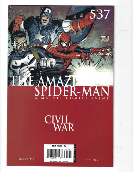 Amazing Spider-Man #537 First Print Civil War FN