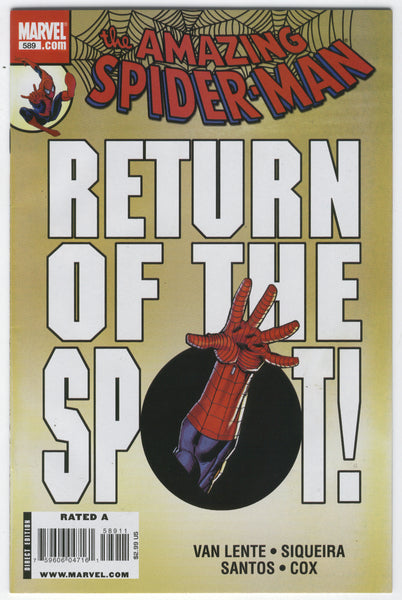 Amazing Spider-Man #589 Return Of The Spot (oh boy!) VFNM