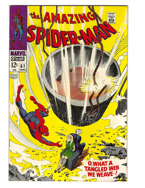 Amazing Spider-Man #61 First Gwen Stacy Cover! Silver Age Lee Romita Key VG