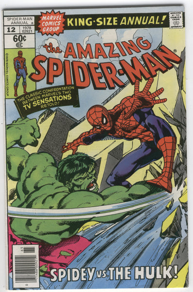 Amazing Spider-Man Annual #12 Spidey Vs. The Hulk Byrne Art Bronze Age FVF