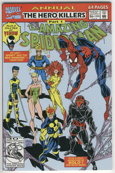 Amazing Spider-Man Annual #26 The New Warriors/Venom Origins VFNM