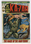 Astonishing Tales #13 The Mark Of The Man-Thing Ka-Zar Bronze Age Key VF